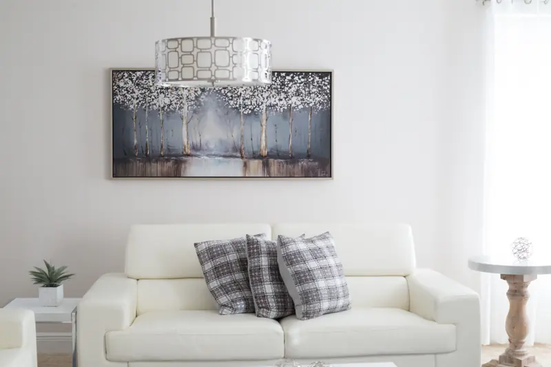 Lighting in a real room